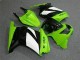 Billige Kawasaki EX250 Motorrad Verkleidung 2008-2012 - Grun Weiss Schwarz