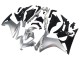Billige Honda CBR500R Motorrad Verkleidung 2013-2015 - Silber Glanzendes Schwarz