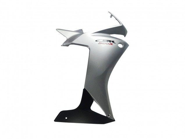 Billige Honda CBR500R Motorrad Verkleidung 2013-2015 - Silber Glanzendes Schwarz