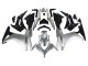 Billige Honda CBR500R Motorrad Verkleidung 2013-2015 - Silber Glanzendes Schwarz