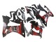 Billige Honda CBR500R Motorrad Verkleidung 2013-2015 - Rot Silber Glanzendes Schwarz