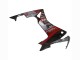 Billige Honda CBR500R Motorrad Verkleidung 2013-2015 - Rot Silber Glanzendes Schwarz