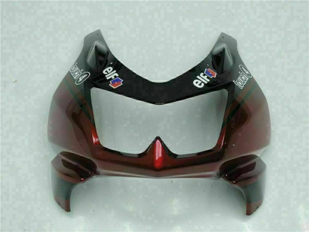 Billige Kawasaki EX250 Motorrad Verkleidung 2008-2012 - Glanzendes Schwarz Kastanienbraun Rot