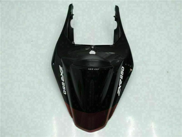 Billige Kawasaki EX250 Motorrad Verkleidung 2008-2012 - Glanzendes Schwarz Kastanienbraun Rot