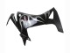 Billige Honda CBR500R Motorrad Verkleidung 2013-2015 - Glanzendes Schwarz Silber Flamme