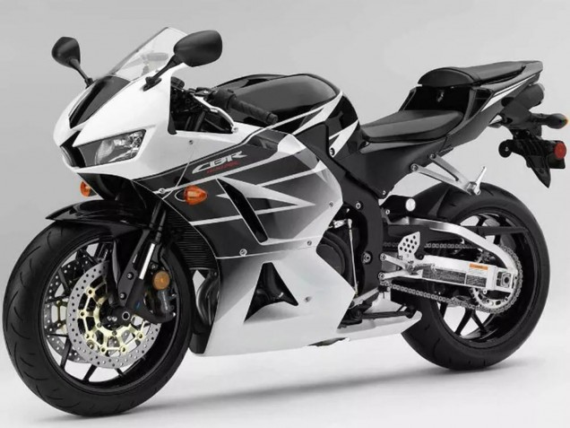 Billige Honda CBR500R Motorrad Verkleidung 2013-2015 - Weiss Schwarz