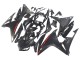 Billige Honda CBR500R Motorrad Verkleidung 2016-2018 - Schwarzes Carbonfaser Rot