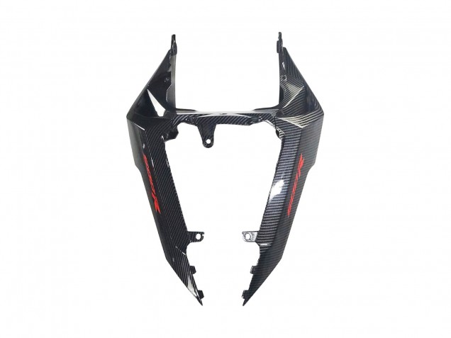 Billige Honda CBR500R Motorrad Verkleidung 2016-2018 - Schwarzes Carbonfaser Rot