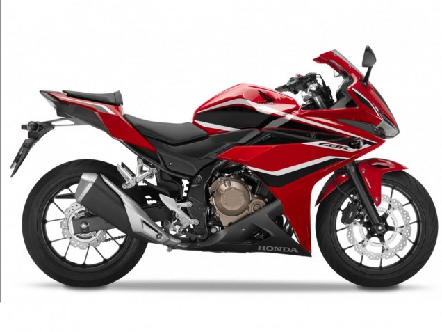 Billige Honda CBR500R Motorrad Verkleidung 2016-2018 - Rot Schwarz