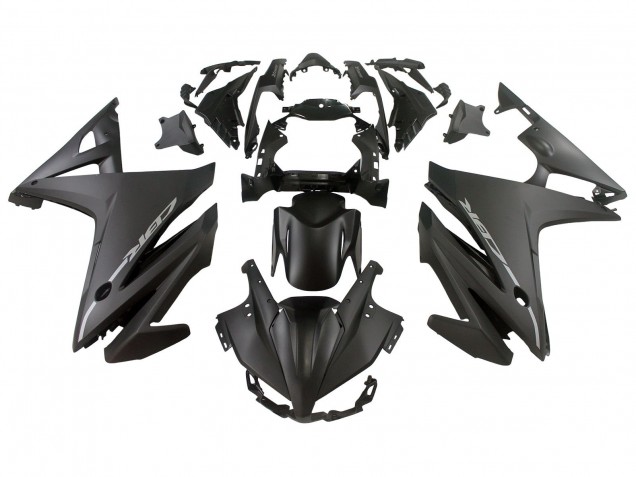 Billige Honda CBR500R Motorrad Verkleidung 2016-2018 - Matt Schwarz