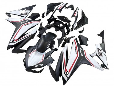Billige Honda CBR500R Motorrad Verkleidung 2016-2018 - Weiss Rot Matt Schwarz
