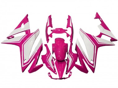 Billige Honda CBR500R Motorrad Verkleidung 2016-2018 - Rosa Weiss