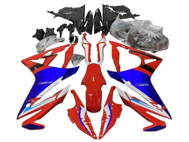Billige Honda CBR500R Motorrad Verkleidung 2016-2018 - Weiss Rot Blau