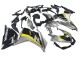 Billige Honda CBR500R Motorrad Verkleidung 2022-2023 - Silber Gelb Glanzendes Schwarz