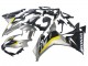 Billige Honda CBR500R Motorrad Verkleidung 2022-2023 - Silber Gelb Glanzendes Schwarz