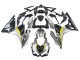 Billige Honda CBR500R Motorrad Verkleidung 2022-2023 - Silber Gelb Glanzendes Schwarz