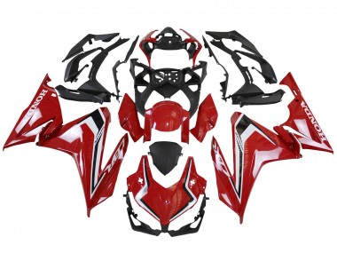 Billige Honda CBR500R Motorrad Verkleidung 2022-2023 - Rot Weiss Schwarz