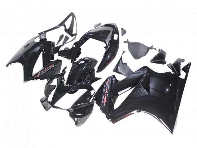 Billige Honda VFR 800 Motorrad Verkleidung 2002-2013 - Glanzendes Schwarz