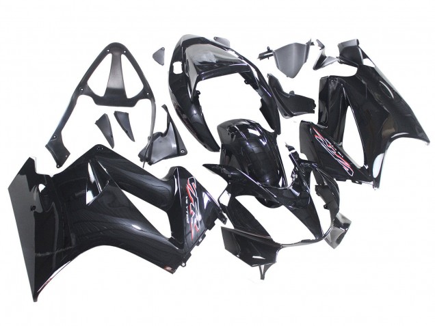 Billige Honda VFR 800 Motorrad Verkleidung 2002-2013 - Glanzendes Schwarz