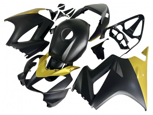 Billige Honda VFR 800 Motorrad Verkleidung 2002-2013 - Gelb Matt Schwarz
