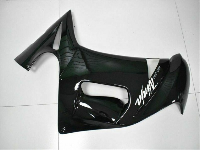Billige Kawasaki EX650 Motorrad Verkleidung 2006-2008 - Glanzendes Schwarz Weiss