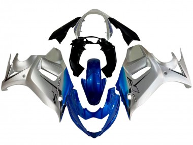 Billige Suzuki GSX650F Motorrad Verkleidung 2008-2013 - Silber Blau