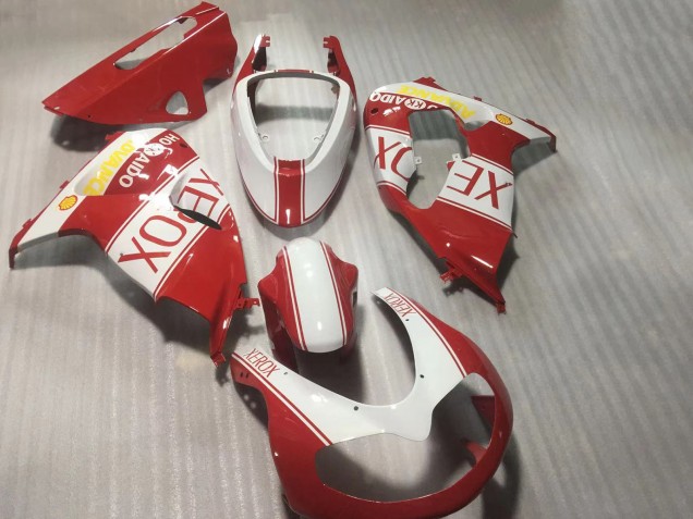 Billige Suzuki TL1000R Motorrad Verkleidung 1998-2003 - Weiss Rot Gelb Xerox