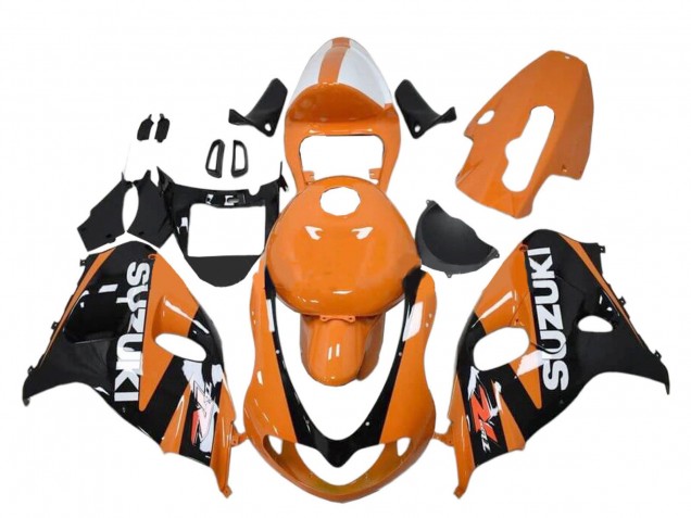 Billige Suzuki TL1000R Motorrad Verkleidung 1998-2003 - Orange Schwarz Weiss