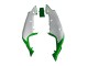 Billige Kawasaki ZX7R Motorrad Verkleidung 1996-2003 - Weiss Grun Schwarz