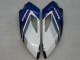 Billige Honda CBR1000RR Motorrad Verkleidung 2004-2005 - Weiss Blau Glanzendes Schwarz Fireblade