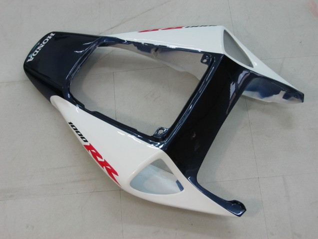 Billige Honda CBR1000RR Motorrad Verkleidung 2004-2005 - Weiss Blau Glanzendes Schwarz Fireblade