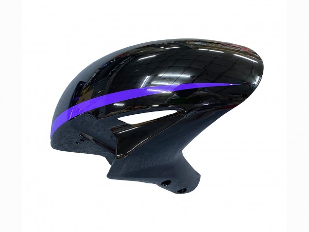 Billige Honda CBR1000RR Motorrad Verkleidung 2004-2005 - Glanzendes Schwarz Lila Streifen