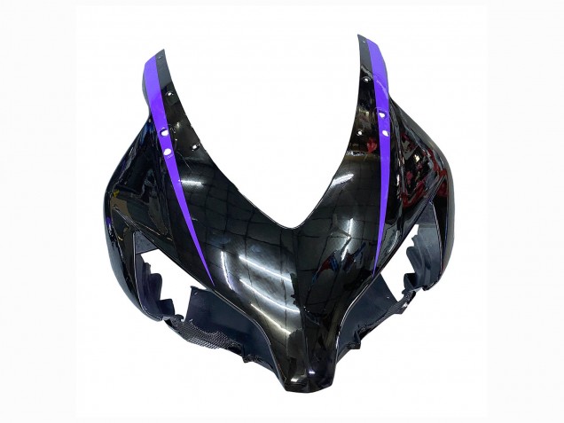 Billige Honda CBR1000RR Motorrad Verkleidung 2004-2005 - Glanzendes Schwarz Lila Streifen