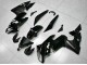 Billige Kawasaki EX650 Motorrad Verkleidung 2009-2011 - Glanzendes Schwarz Weiss Aufkleber