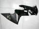 Billige Kawasaki EX650 Motorrad Verkleidung 2009-2011 - Glanzendes Schwarz Weiss Aufkleber