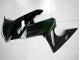 Billige Kawasaki EX650 Motorrad Verkleidung 2009-2011 - Glanzendes Schwarz Weiss Aufkleber