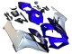 Billige Honda CBR1000RR Motorrad Verkleidung 2004-2005 - Silber Blau Glanzendes Schwarz