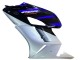 Billige Honda CBR1000RR Motorrad Verkleidung 2004-2005 - Silber Blau Glanzendes Schwarz