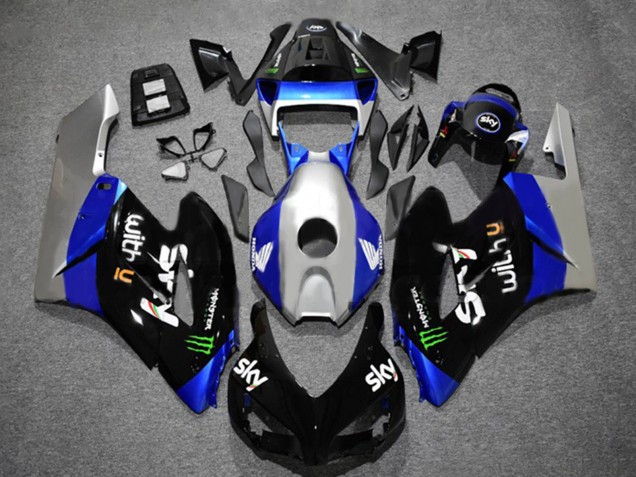 Billige Honda CBR1000RR Motorrad Verkleidung 2004-2005 - Silber Blau Glanzendes Schwarz Grun Monster Sky