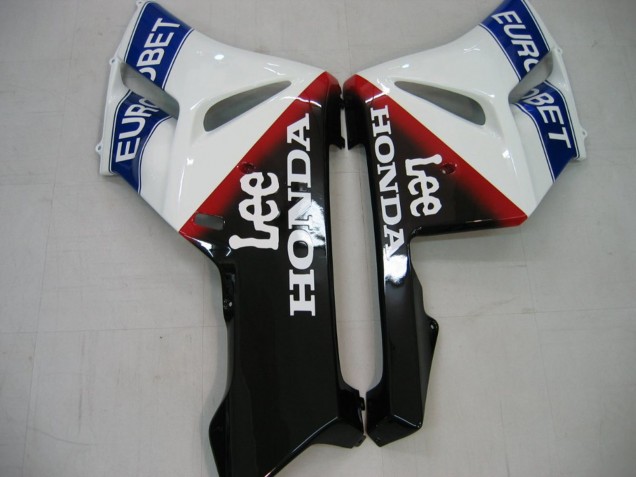 Billige Honda CBR1000RR Motorrad Verkleidung 2004-2005 - Weiss Blau Rot Glanzendes Schwarz Stern EuroBet Lee
