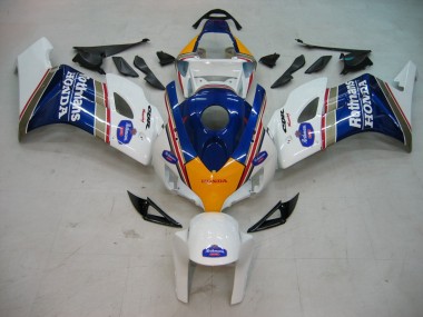 Billige Honda CBR1000RR Motorrad Verkleidung 2004-2005 - Weiss Blau Gold Rothmans
