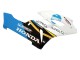 Billige Honda CBR1000RR Motorrad Verkleidung 2004-2005 - Weiss Hellblau Gelb Schwarz Konica Minolta
