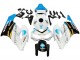 Billige Honda CBR1000RR Motorrad Verkleidung 2004-2005 - Weiss Hellblau Gelb Schwarz Konica Minolta