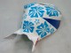 Billige Honda CBR1000RR Motorrad Verkleidung 2004-2005 - Weiss Blau Schnee Nastro Azzurro 46