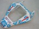 Billige Honda CBR1000RR Motorrad Verkleidung 2004-2005 - Weiss Blau Schnee Nastro Azzurro 46