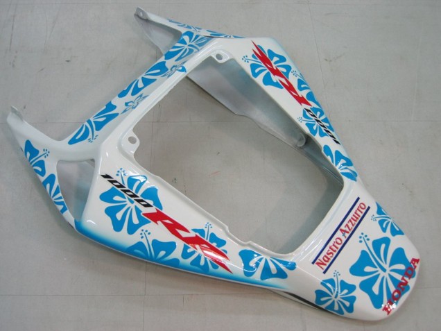 Billige Honda CBR1000RR Motorrad Verkleidung 2004-2005 - Weiss Blau Schnee Nastro Azzurro 46