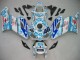 Billige Honda CBR1000RR Motorrad Verkleidung 2004-2005 - Weiss Blau Schnee Nastro Azzurro 46
