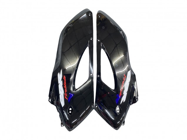 Billige Honda CBR1000RR Motorrad Verkleidung 2004-2005 - Glanzendes Schwarz Weiss West