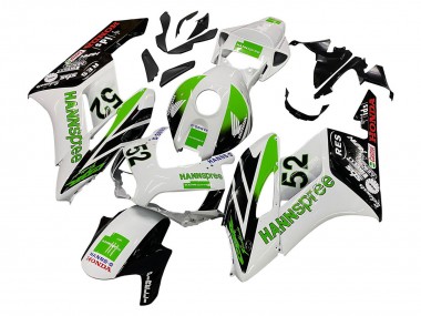 Billige Honda CBR1000RR Motorrad Verkleidung 2004-2005 - Weiss Grun Glanzendes Schwarz Hannspree 52
