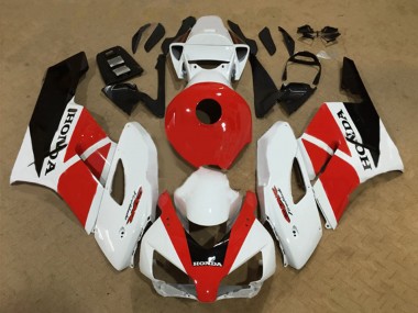 Billige Honda CBR1000RR Motorrad Verkleidung 2004-2005 - Weiss Rot Glanzendes Schwarz Fireblade